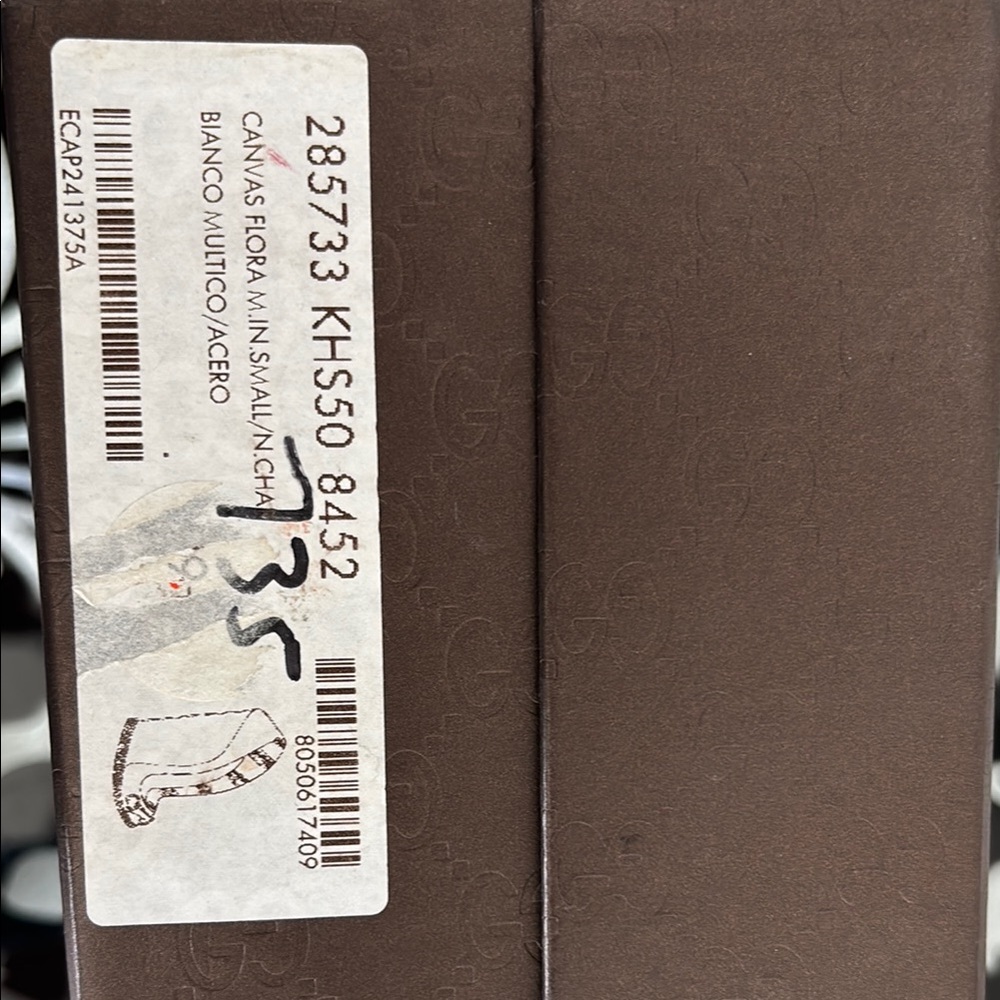 Gucci Women's Floral Wedge Shoes - Cream - Picture 3 of 3